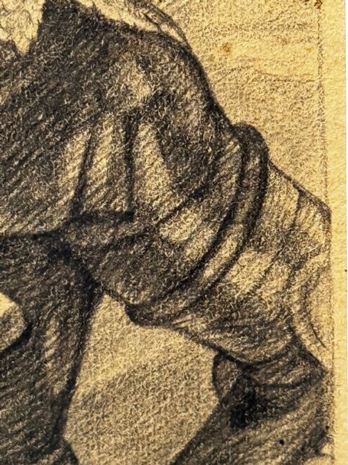 ANTIQUE OLD MASTER DRAWING JOHN VIII COUNT OF NASSAU AFTER VAN DYCK - ADDITIONAL PHOTO 15