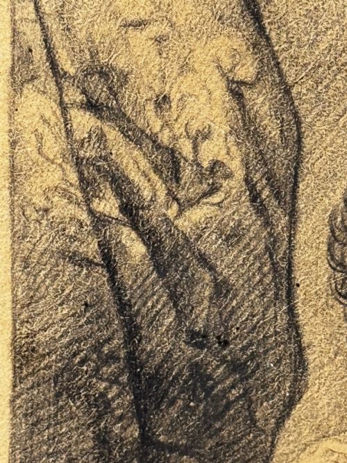 ANTIQUE OLD MASTER DRAWING JOHN VIII COUNT OF NASSAU AFTER VAN DYCK - ADDITIONAL PHOTO 17