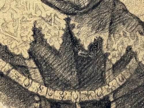 ANTIQUE OLD MASTER DRAWING JOHN VIII COUNT OF NASSAU AFTER VAN DYCK - ADDITIONAL PHOTO 21