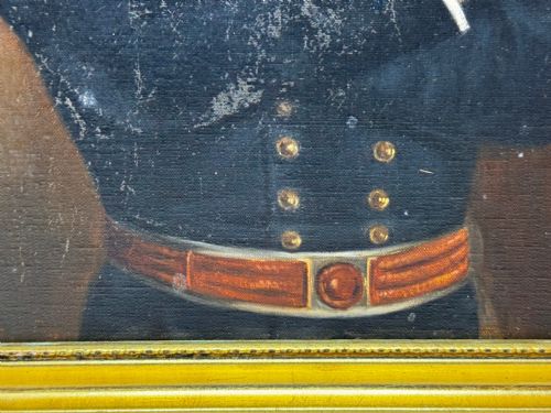 OIL PAINTING OF GENERAL ROBERT E LEE IN CONFEDERATE UNIFORM - ADDITIONAL PHOTO 6