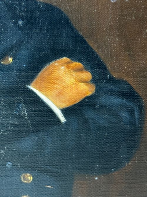 OIL PAINTING OF GENERAL ROBERT E LEE IN CONFEDERATE UNIFORM - ADDITIONAL PHOTO 9