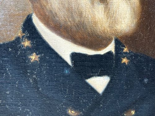 OIL PAINTING OF GENERAL ROBERT E LEE IN CONFEDERATE UNIFORM - ADDITIONAL PHOTO 10