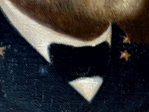 OIL PAINTING OF GENERAL ROBERT E LEE IN CONFEDERATE UNIFORM - ADDITIONAL PHOTO 11