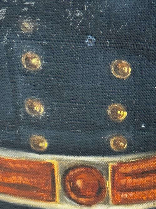 OIL PAINTING OF GENERAL ROBERT E LEE IN CONFEDERATE UNIFORM - ADDITIONAL PHOTO 21