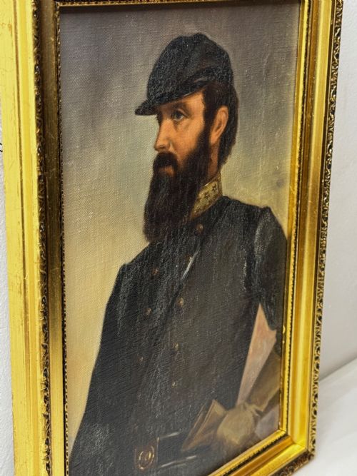 THOMAS STONEWALL JACKSON CONFEDERATE GENERAL CIVIL WAR GENERAL OIL PORTRAIT - ADDITIONAL PHOTO 10