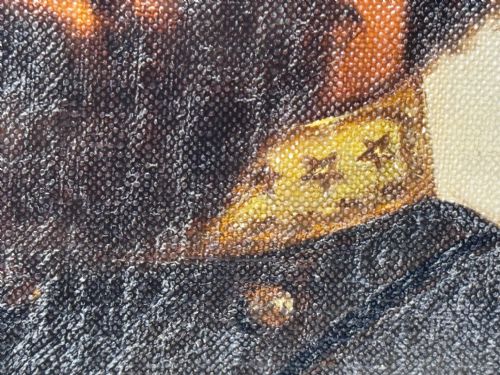 THOMAS STONEWALL JACKSON CONFEDERATE GENERAL CIVIL WAR GENERAL OIL PORTRAIT - ADDITIONAL PHOTO 20