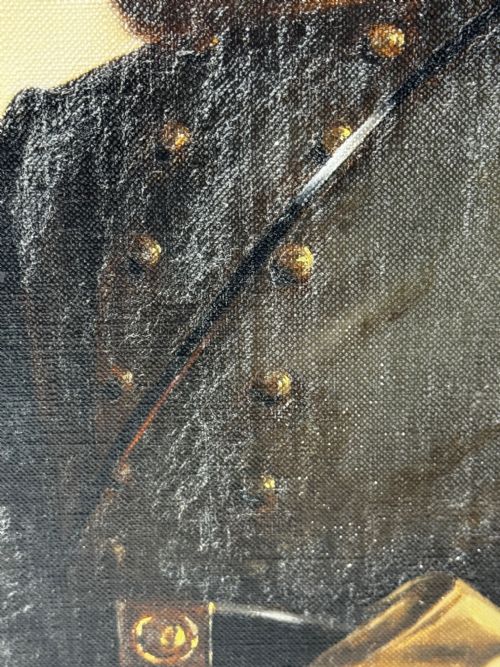 THOMAS STONEWALL JACKSON CONFEDERATE GENERAL CIVIL WAR GENERAL OIL PORTRAIT - ADDITIONAL PHOTO 23