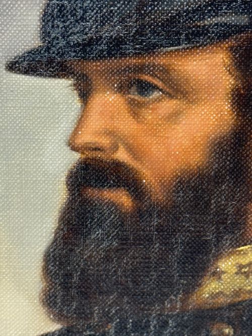 THOMAS STONEWALL JACKSON CONFEDERATE GENERAL CIVIL WAR GENERAL OIL PORTRAIT - ADDITIONAL PHOTO 26