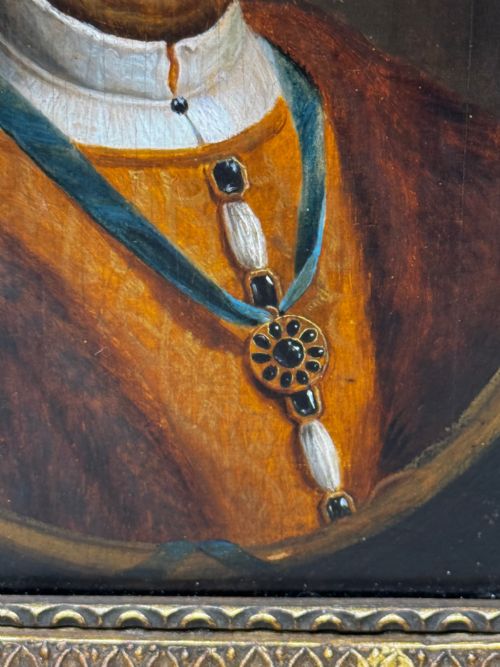 OIL PORTRAIT KING HENRY VIII WEARING BADGE OF THE ORDER OF THE GARTER - ADDITIONAL PHOTO 19