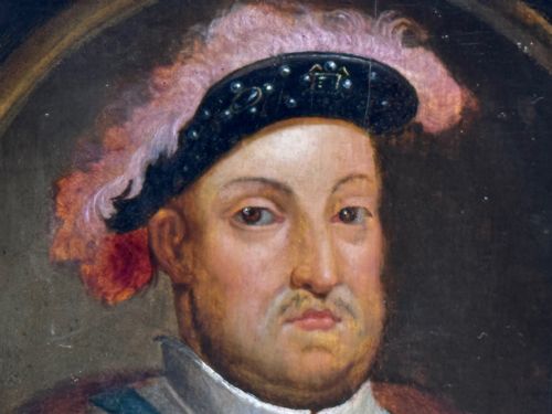 OIL PORTRAIT KING HENRY VIII WEARING BADGE OF THE ORDER OF THE GARTER - ADDITIONAL PHOTO 25