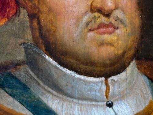 OIL PORTRAIT KING HENRY VIII WEARING BADGE OF THE ORDER OF THE GARTER - ADDITIONAL PHOTO 29