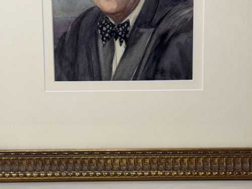 PORTRAIT FRANKLIN D ROOSEVELT PAINTING - ADDITIONAL PHOTO 2