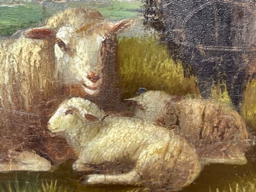PAIR 19TH CENTURY BELGIAN ANIMAL PAINTINGS FRANZ VAN SEVERDONCK - ADDITIONAL PHOTO 7