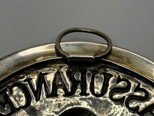 GEORGE III STERLING SILVER BRITANNIA PLAQUE LONDON ASSURANCE HENNELL LONDON C1801 - ADDITIONAL PHOTO 9
