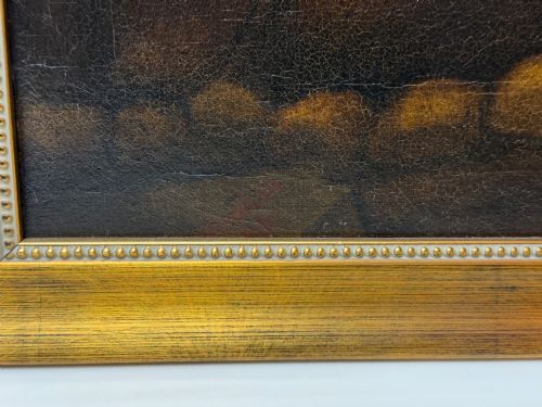 VICTORIAN BIBLICAL NARRATIVE OIL PAINTING DANIEL IN THE LIONS DEN - ADDITIONAL PHOTO 11