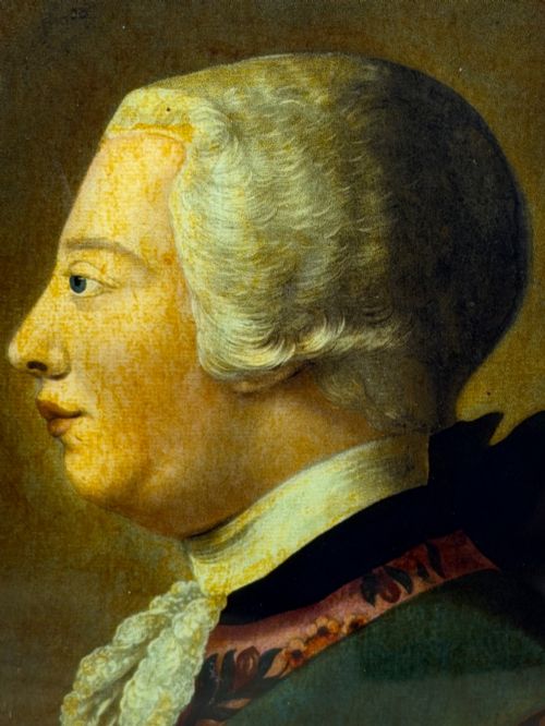 KING GEORGE III REVERSE PAINTED MEZZOTINT ENGRAVED BY RICHARD PURCELL LONDON - ADDITIONAL PHOTO 9