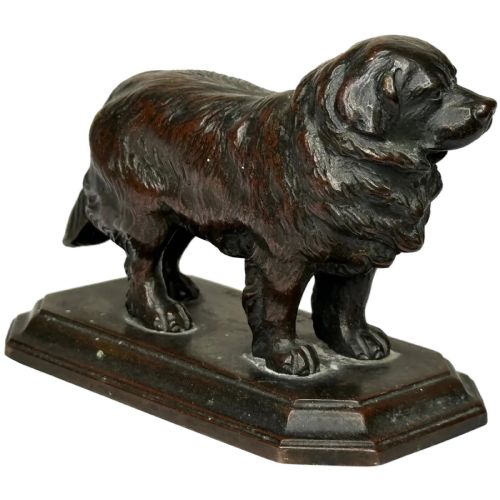 Scottish Kennel Association Newfoundland Dog Bronze Sculpture