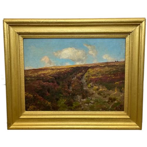 Arthur Wardle Signed Exmoor British Landscape Oil Painting