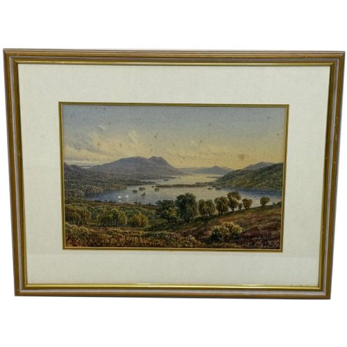 William Taylor Longmire Windermere Watercolour 1903
