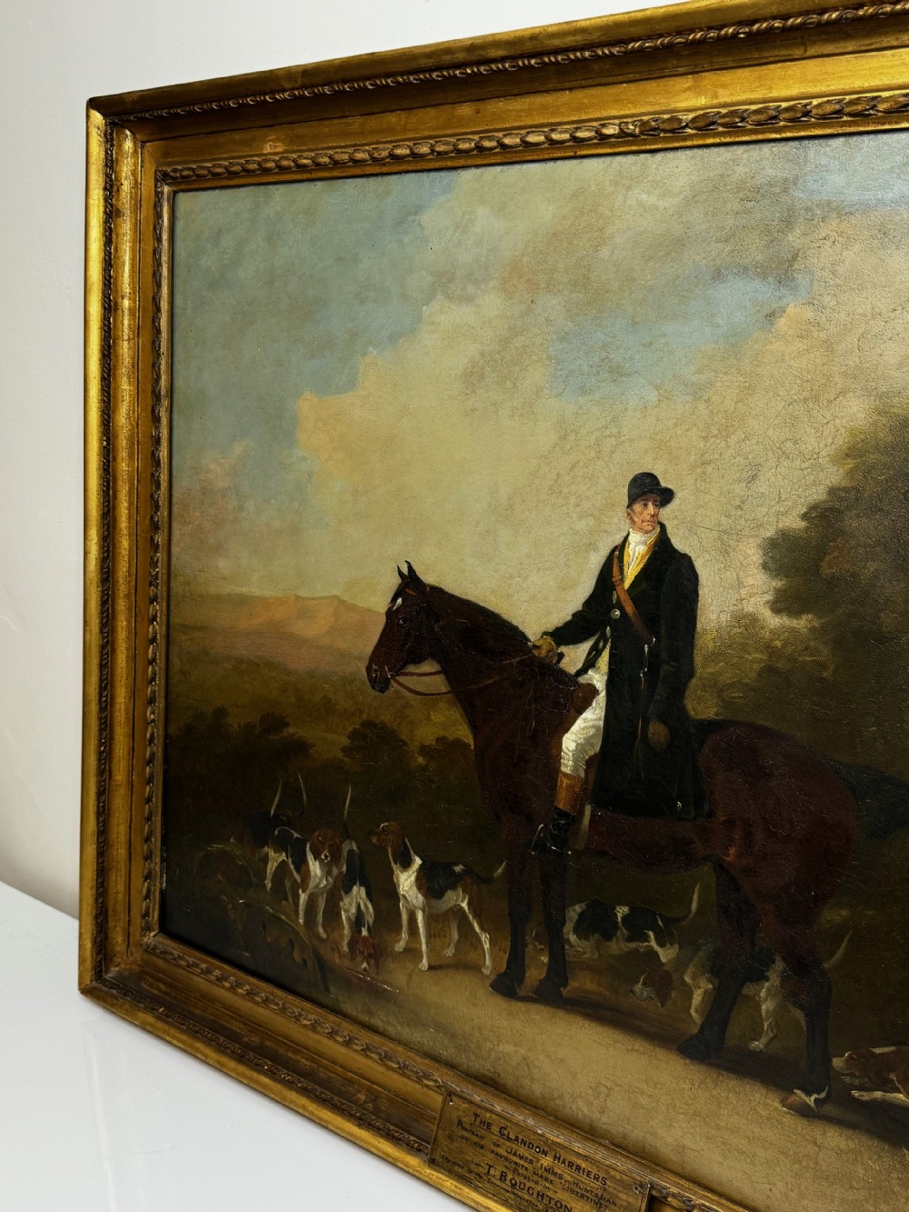 Oil Painting The Clandon Harriers Hunt John Imms Of Ringmer  View IV