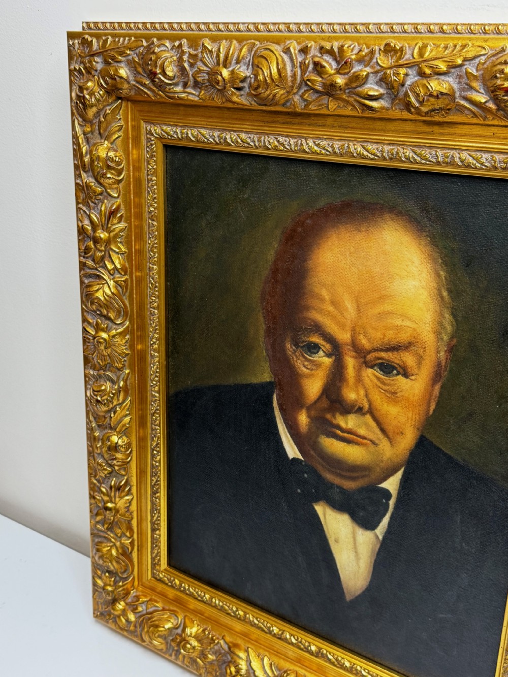 Oil Painting Winston Churchill Follower John Archibald A Berrie  View IV