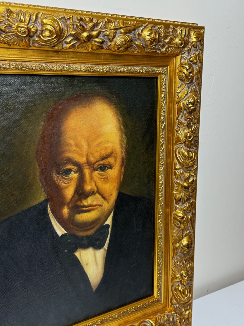 Oil Painting Winston Churchill Follower John Archibald A Berrie  View V