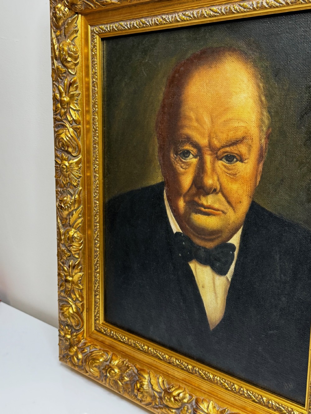 Oil Painting Winston Churchill Follower John Archibald A Berrie  View VII
