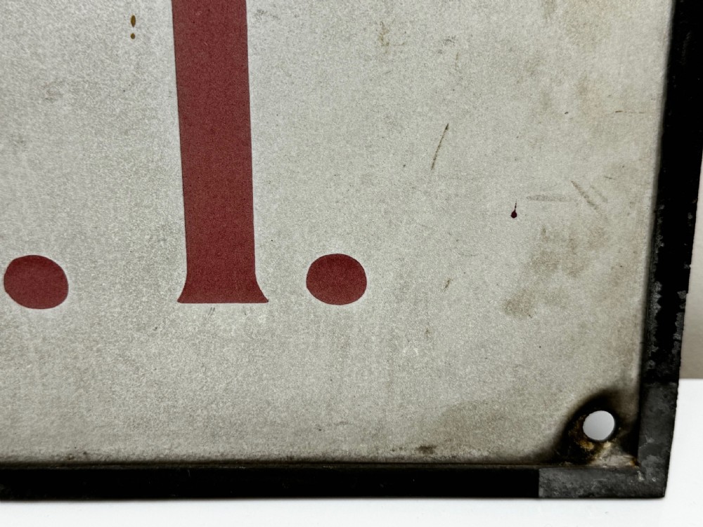 Enamel London Road Sign Borough of St Marylebone Chiltern Street W1 View XII