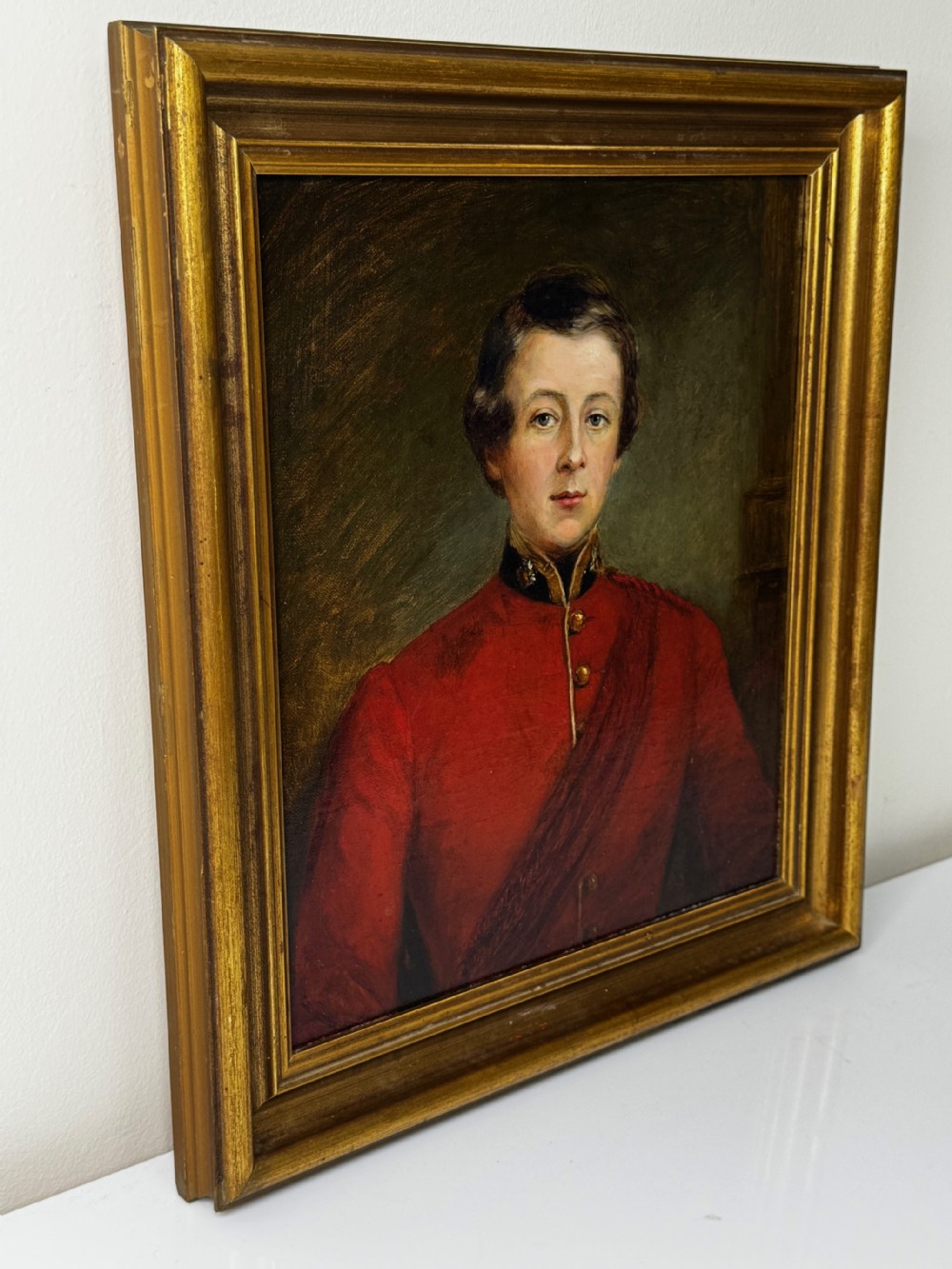Oil Painting Ensign Conway Richard Dobbs Reeves 58th Regiment of Foot View II
