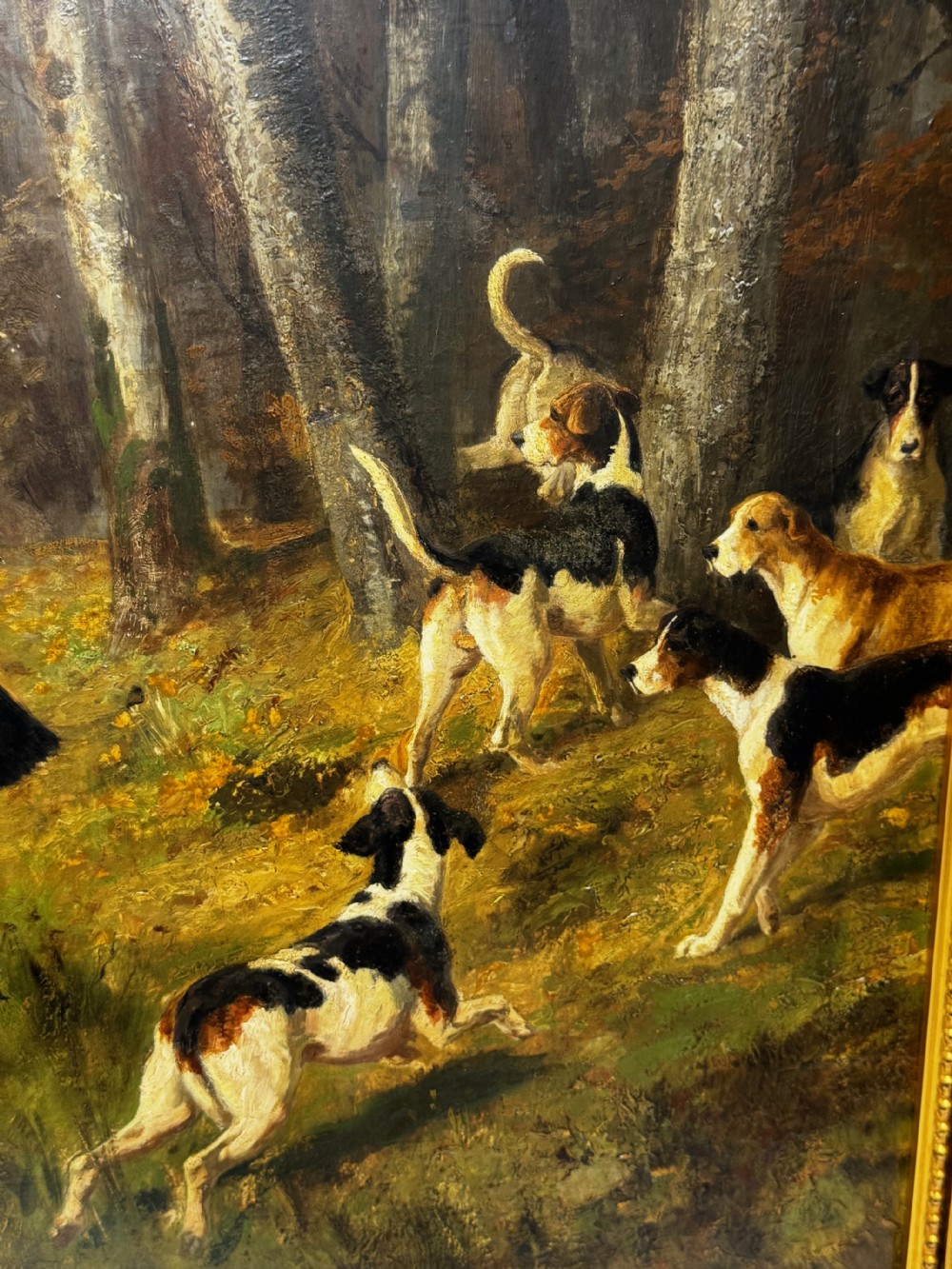 C.1880  Fox Hunt Royal Academy-Exhibited Equestrian Oil Painting  View XVII
