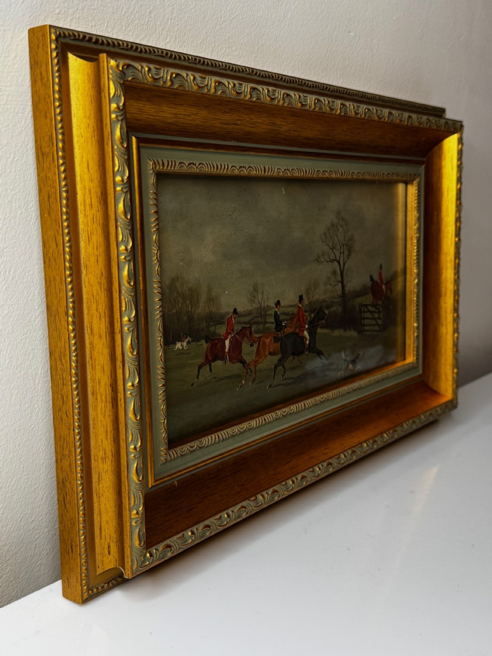 19th Century Sporting Painting c.1880 Full Cry The Berkeley Hunt View IX