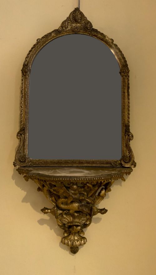 A PAIR OF 19TH CENTURY GIRANDOLE - ADDITIONAL PHOTO 1