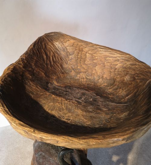 A 20TH CENTURY CARVED LIME WOOD STAND - ADDITIONAL PHOTO 5