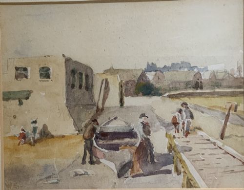 AN EARLY 20TH CENTURY WATERCOLOUR BY WALTER EASTWOOD - ADDITIONAL PHOTO 2
