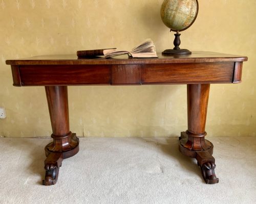 a william iv mahogany writing table - CATEGORY: ANTIQUE TABLES - DATED 19TH CENTURY