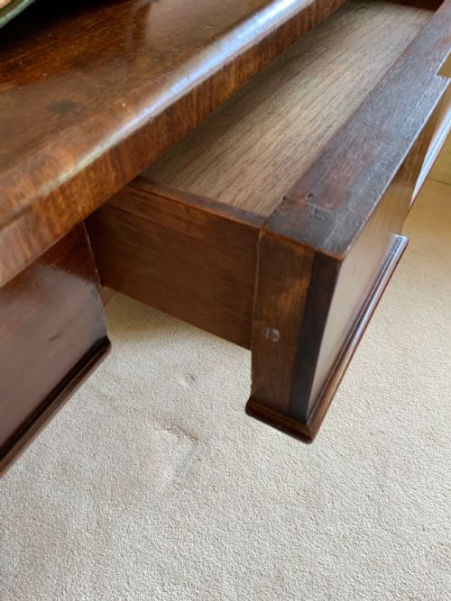 A WILLIAM IV MAHOGANY WRITING TABLE - ADDITIONAL PHOTO 10