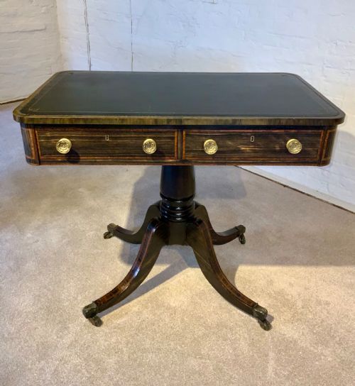 a regency writing table - CATEGORY: ANTIQUE TABLES - DATED REGENCY