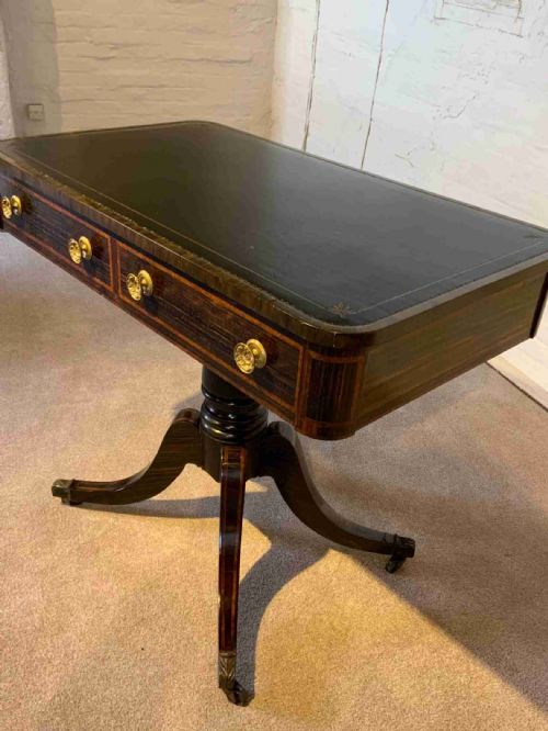 A REGENCY WRITING TABLE - ADDITIONAL PHOTO 9