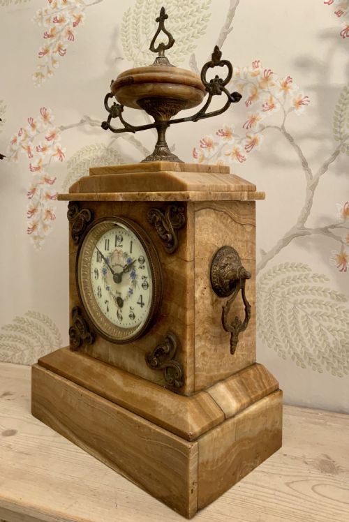 19TH CENTURY FRENCH CLOCK GARNITURE - ADDITIONAL PHOTO 2