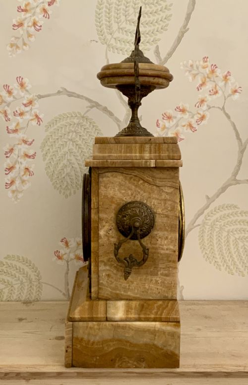 19TH CENTURY FRENCH CLOCK GARNITURE - ADDITIONAL PHOTO 5