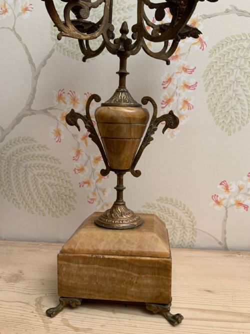 19TH CENTURY FRENCH CLOCK GARNITURE - ADDITIONAL PHOTO 6