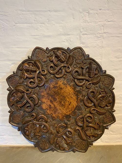A 19TH CENTURY CHINESE TABLE TOP - ADDITIONAL PHOTO 2