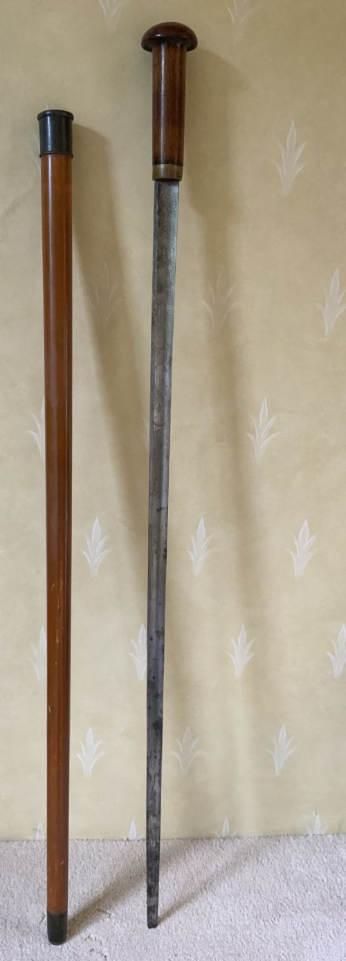 A COLLECTION OF 1819TH CENTURY GADGET WALKING STICKS - ADDITIONAL PHOTO 12