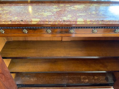 A REGENCY ROSEWOOD SIDE CABINET - ADDITIONAL PHOTO 4