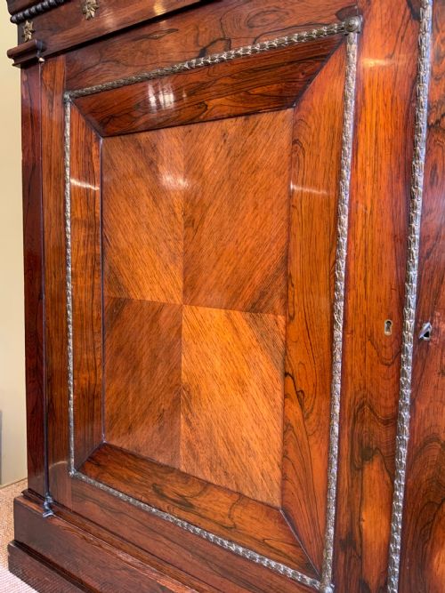 A REGENCY ROSEWOOD SIDE CABINET - ADDITIONAL PHOTO 9