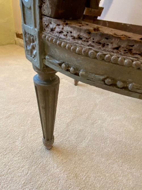 A PAIR OF GEORGIAN PAINTED ARM CHAIRS - ADDITIONAL PHOTO 11