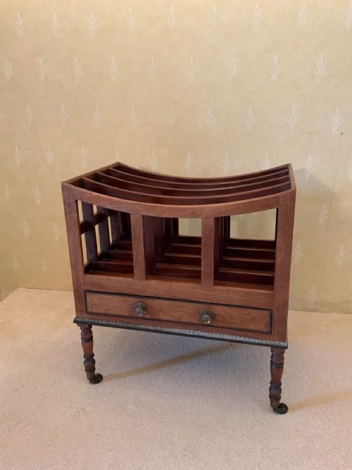 A GEORGIAN MAHOGANY CANTERBURY - ADDITIONAL PHOTO 1
