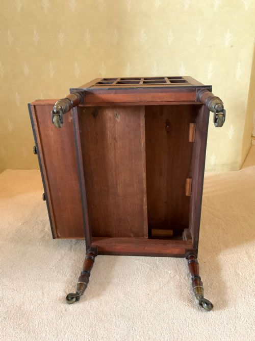 A GEORGIAN MAHOGANY CANTERBURY - ADDITIONAL PHOTO 7