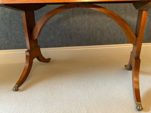 A 19TH CENTURY WALNUT SOFA TABLE - ADDITIONAL PHOTO 8