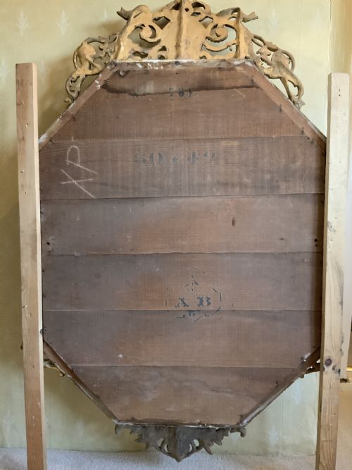 GILT FRAMED WALL MIRROR - ADDITIONAL PHOTO 3